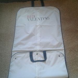 RED Valentino White Garment vinyl bag w/Handle New